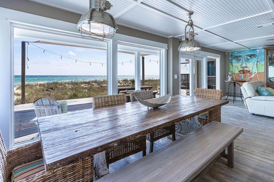 YOUR SEARCH ENDS HERE! This fully remodeled designer home sits perfectly nestled approximately 5 minutes between Rosemary Beach and Pier Park on the West End of Panama City Beach. Giving you the best location for all your relaxation needs and activities. With 6 Bedrooms and 6 Bathrooms that have all been renovated by one of the top designers in our market. This house is poised to generate over $200,000 a year in rental income or become your perfect beach getaway with enough room to house your entire family. This house is a must-see!