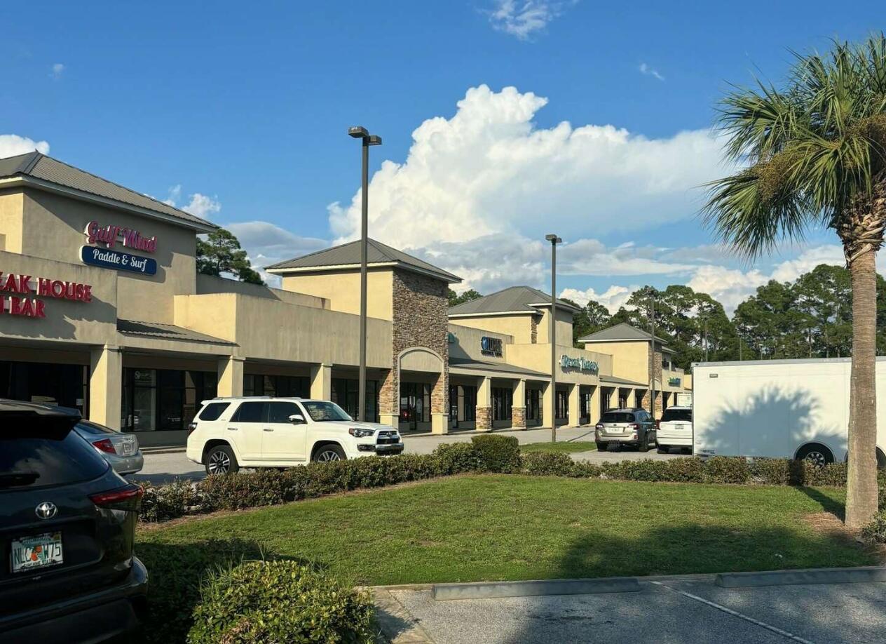 Neighborhood shopping center on US Highway 98 with convenient access to US Highway 331 and the beaches of South Walton including Seaside, Seagrove, Watercolor, Grayton Beach and Blue Mountain Beach. Anchor tenants include Retail Therapy, Furniture South, VKI Japanese Steakhouse & Sushi Bar & Back Nine.140 Surface parking spaces.  More than 5.3 million people visit the 30A beaches annually.This listing is for Suites 7-8. Other units are also available and listed in MLS.