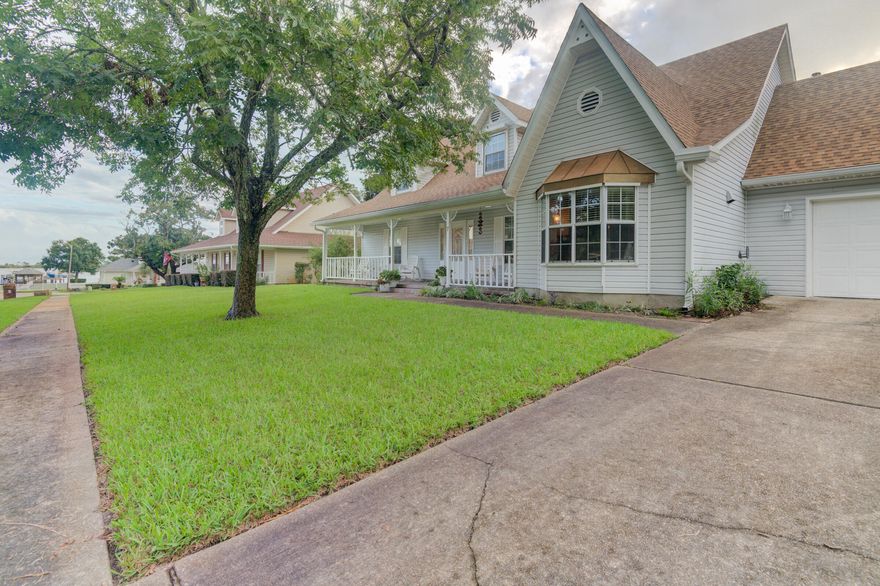 PRICE IMPROVEMENT! WATERFRONT LUXURY ON THE SANTA ROSA SOUND! Nestled on the Santa Rosa Sound with full Gulf access--no flood insurance required--this updated coastal home offers the ultimate lifestyle. Enjoy your private deeded deep-water boat slip, a peaceful community gazebo, and stunning sunsets. Featuring a new roof, new HVAC, fresh paint, and all-new stainless steel appliances. Spacious 4-bedroom layout with bonus room, generous kitchen, formal dining, and abundant storage throughout. The property is a great start for a master gardner with many blooming plants and an in-ground sprinkler system. Ample space to add a pool! Minutes to bases, beaches, schools, shopping, and restaurants.(Buyer to verify all measurements.)
