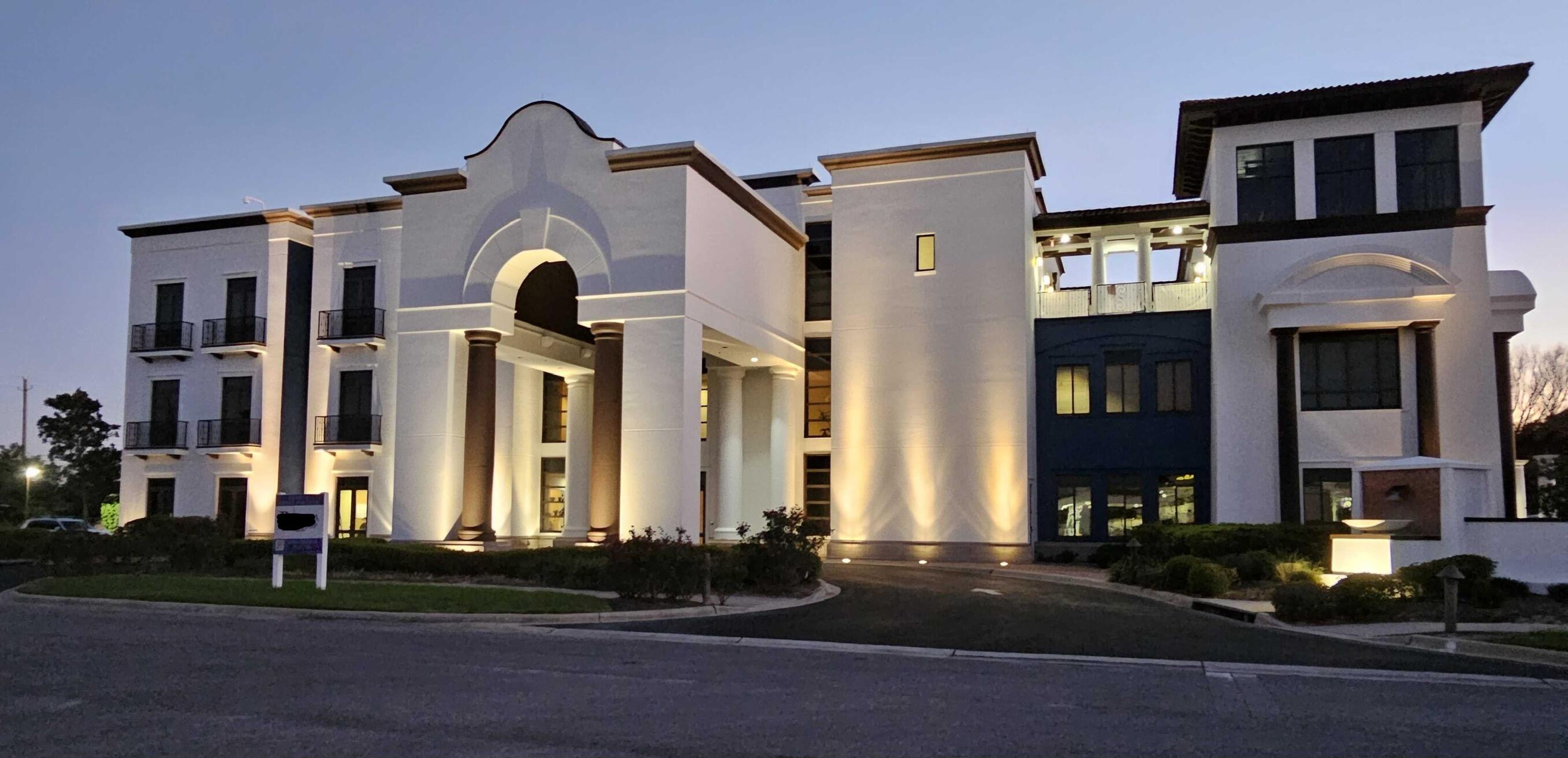 Riviera Pointe has just received a full exterior paint job and a new roof! 1,000 sq/ft of rare Class 'A' professional office space available in the heart of Panama City Beach. Suite 100 has just been freshly painted in neutral colors, has a reception area, two larger offices and one smaller office. The common areas of the building include restrooms on each floor, an elevator, a full size conference room, multiple terraces and a kitchen/break area. Located in between Pier Park and Breakfast Point, this space is located directly on Panama City Beach Parkway or Hwy 98. Share this beautiful building with other outstanding business such as financial advisors, accountants, attorney firms, engineers and much more.