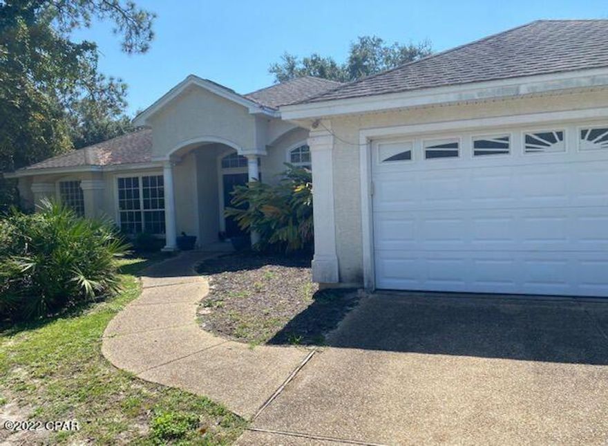 Wow!! Awesome opportunity to own a home in the prestigious 'Preserve On The Bay''. This home has some amazing features such as ...split bedroom layout with master suite on one side of. the home bedrooms on the other end of the home,  open floor plan with separate dining room, a bonus room with a closet (use as an office, bedroom or den) ,large, fenced backyard and a double car garage.  This gated community is wonderful! It is nestled on the east end of Panama City Beach in a terrific location close to the Navy Base, St Andrews State Park & the Beaches Come see..