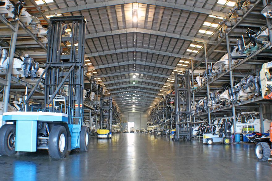 Nationally recognized Legendary Yacht Club and Marina is the largest dry storage marina in the Florida Panhandle. Located on the Choctawhatchee Bay, just east of the pass to the Gulf of Mexico. Dry storage boat slip. This Slip is located on the bottom bay 15ft wide x 17ft tall x 40ft long. Owner's membership association dues to include discount on fuel in addition to FREE and UNLIMITED LAUNCHING with soap wash and engine flush on every haul-out in addition to the use of many amenities at Legendary Yacht Club; infinity pool, showers, ice machines, fish cleaning area, a gym and designated parking areas and fish cleaning station. Enjoy a cool drink at one of the many tiki bar.