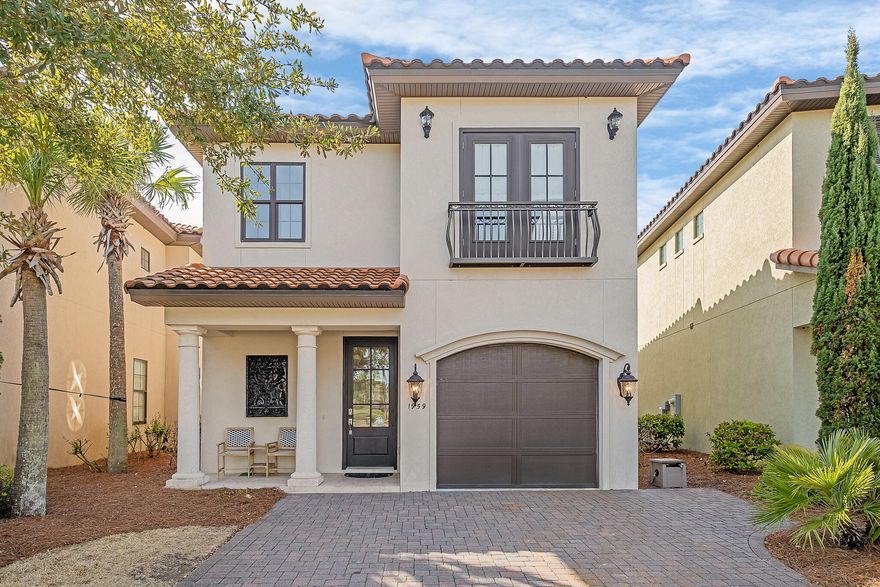 This lakeside villa is a delight for detail. It's rental ready and you do not have to change a thing. Gorgeous finishings, elegant eye of design, and an extra large master bedroom make this property stand out from the rest. Furniture is included. This lakeside lot has relaxing water views from your back patio and living/dining area. 4 seater golf cart is included. All stainless steel appliances and a large community pool and layout area. This is a part of the Sandestin Golf and Beach Resort which has 4 golf courses, 15 Tennis courts, Beach access, Marina, Restaurants, Bars, Wine Festivals, Spas, Shopping and play areas in Baytowne Wharf.