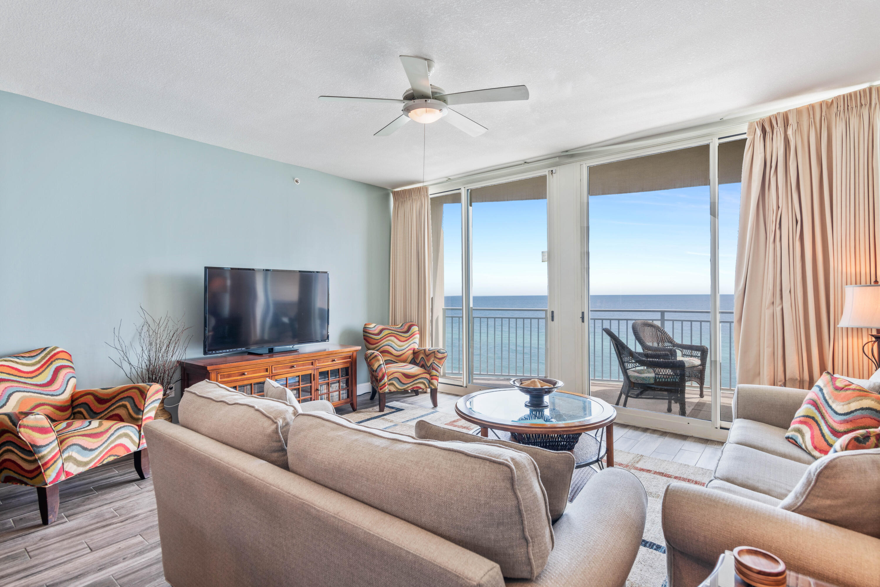 Turn Key Rental Ready! This Beautiful 2 Bedroom, 2 Bathroom + Bunks Unit Can Accommodate Up To 8 People. Features Include: Granite Countertops, Fully Applianced Kitchen, Gorgeous Tile Floor Throughout, Huge Primary EnSuite With Separate Shower & Garden Tub, Oversized Living Room With Unobstructed Breathtaking Views Of The Gulf Of Mexico. Conveniently Located Near Pier Park And All Of The Shopping & Restaurants That Panama City Beach Is Known For. Experience The Poolside Cafe, Spa, Pools, Fitness Center, And Other Amenities That The Highly Sought After Prestigious Aqua Condo Has To Offer!
