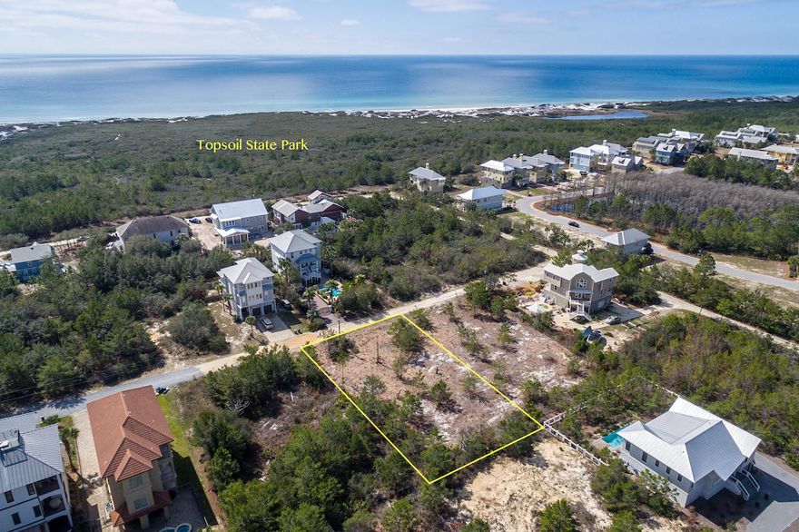Amazing value on this large home site in quiet Beachview Heights subdivision on the south side of 30-A. This is one of the larger lots on the south side of 30A with no HOA fees. This area has recently had the addition of some beautiful homes. Should have Gulf views, close to beaches, schools, shopping and great restaurants. No build out restrictions and no HOA fees.