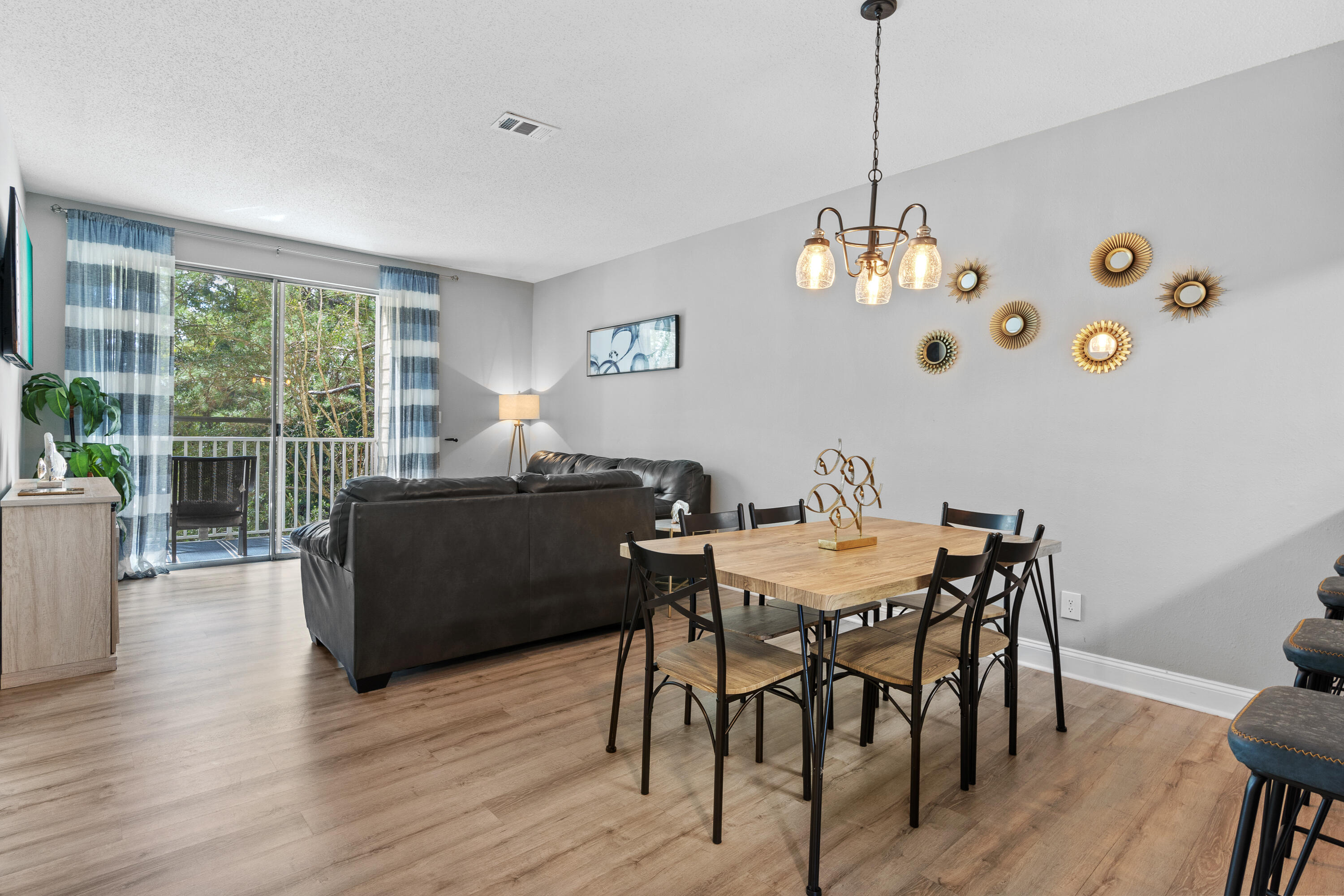 A must see! Come see this beautiful 2 bedroom 2 bathroom, fully furnished condo in a desired location. Currently being used as an AirBnb, it is ready for you. Great location, close to shopping and restaurants. Walking distance to Publix and Grand Boulevard shopping center. The community offers a pool and fitness center.
