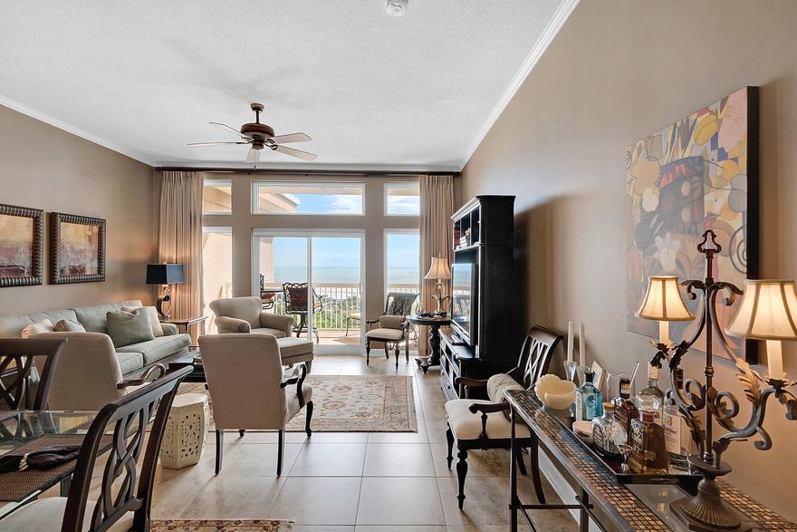 Imagine yourself perched on the top of the world. Well that is what you will feel like once you step into this gorgeous updated jewel! The views from this penthouse unit will take your breath away. Ten foot ceilings allow for large transom windows which bring in all the light. This two bedroom two bath condo has it all. Stainless appliances, granite counter tops, and designer furniture. Both bathrooms have tile tub surrounds and granite vanity tops. Imagine sitting at your desk in the master bedroom and looking all the way down the coast to Panama City. Come view this gem today!