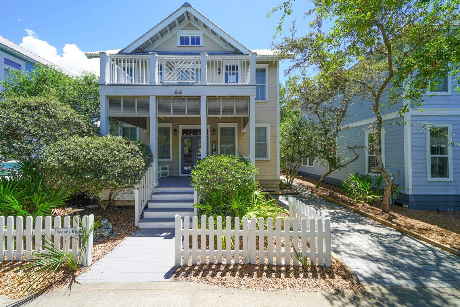 Welcome to the beautiful sought after community of Summer's Edge. This prime location is located is walking distance to the Eastern lake and 30 A beach line. Enjoy privacy and relaxation while you vacation, or even potentially use this as a short term rental investment.This 3 bed 3 bath cottage style home boast the feeling of a vacation in every way possible. You're going to love the convenience to the neighborhood beach access, two private pools, and a gated entrance on the north side that provides privacy to Ryan Street.