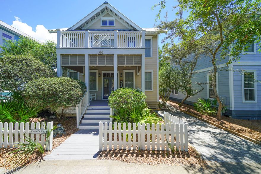 Welcome to the beautiful sought after community of Summer's Edge. This prime location is located is walking distance to the Eastern lake and 30 A beach line. Enjoy privacy and relaxation while you vacation, or even potentially use this as a short term rental investment.


This 3 bed 3 bath cottage style home boast the feeling of a vacation in every way possible. You're going to love the convenience to the neighborhood beach access, two private pools, and a gated entrance on the north side that provides privacy to Ryan Street. As you approach the home, you notice the oversized front porch that provides room for a nice sitting area to relax and unwind. The first floor decking as well as the second floor balcony have recently been upgraded to a maintenance free trex composite that matches the aesthetic of home perfectly. Immediately as you enter the home you see how well cared for the floors, walls, ceilings, and surrounding fixtures are. This home is being offered fully furnished and has never been rented since it was built in 2001. The floors are real hardwood, there is crown molding throughout, and there is recessed lighting that opens up the space nicely. The living room has built-in bookshelves, cabinetry, and large custom sized windows that lets in lots of natural lighting. As you enter the kitchen you see stainless steel appliances, ample counter space, and a breakfast bar that faces the open dining area. Behind the kitchen you have a privatized washer/dryer setup, full size pantry, and an exit to the back yard. The bottom floor also has an area that is great for bunk-beds, a full bathroom, and a small storage under the stairs where the hot water heater is. (This was replaced in 2021)



Making your way upstairs, you are greeted by build in bookcases and an entrance to the primary bedroom. This bedroom shares a balcony with one of the additional bedrooms, has all new carpeting, and a fully remodeled bathroom. This en-suite bathroom has cathedral ceilings with a skylight that goes almost as high as the roofline. The full remodel consist of a high end tiled floor canvas that's complimented by a teak double vanity, a free standing tub, and a fully customized floor to ceiling open tile shower with a decorative wall. Moving throughout the homes second floor you feel comforted by coastal-beach colors, all new padded carpeting, and raised ceilings. The guest bath is also fully updated to include personalized tile flooring, a granite vanity, and a premium stand up shower complete with a glass door and new bronze hardware. 



You will find that this home is ready for a new owner from the interior of the home to the even the exterior. The roof has had all new boots replaced as of spring 2021, a new gas grill has been purchased, and the driveway has had brick pavers applied not only the walkway connecting to the back deck but also the additional patio area. Absolutely nothing would be needed and the home comes fully furnished.

This home has had a very light annual use and has been impeccably maintained.