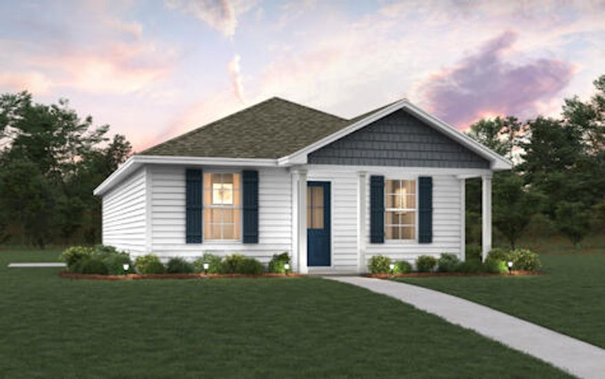 Welcome home to this NEW Single-Story Home in the Mossy Head Community! The desirable Lanier Plan boasts an open design encompassing the Living and Kitchen spaces. The Kitchen features gorgeous cabinets, quartz countertops, and Stainless-Steel Appliances (including Range with a Microwave hood and Dishwasher). The primary suite has a private bath and a walk-in closet. This Home also includes 2 more bedrooms and a secondary bathroom. Energy-efficient Low-E insulated dual-pane vinyl windows and a one-year limited warranty ensure comfort and peace of mind.