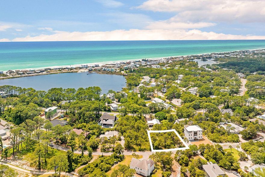 Imagine your dream home nestled along the coveted west end of 30A. This generous .33-acre homesite offers a rare blend of privacy, location, and no HOA restrictions. Just moments from the Gulf and the charm of Oyster Lake, it conveys with plans for a thoughtfully designed 3,000+ square foot home. Priced below appraised value, this is a truly rare opportunity to craft a legacy along one of Florida's most beautiful stretches of coast.