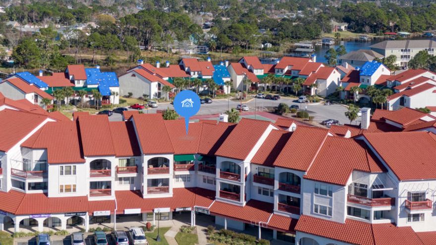 Currently Under Contract, Seller Accepting Backup Offers - Looking for an AFFORDABLE, NEWLY RENOVATED, fully furnished, condo in Panama City Beach? This is it. Third floor unit - with elevator making this property handicap accessible! St. Thomas Villa Square is a lagoon front complex with access by boat to the Bay or Gulf and within walking distance to the World's Most Beautiful Beaches (1,500 feet to the public beach access)! Great rental unit or your own little hideaway. Complex has community pool, tennis courts, picnic area with grills, sauna, shuffleboard, community room, boat docks and slips as well as gated boat storage area with water hose. Pet walk area. This efficiency includes a private balcony, double vanity in the bathroom,tile flooring throughout, pull-out sofa bed and a