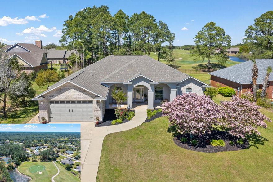 Newly vacant and Move-in ready! NOW! Welcome to the beautiful GOLF COURSE community of Hidden Creek Estates. This custom home sits near HOLE 6 and has so much curb appeal. As you pull up to the custom home, you will notice how well maintained it is. So much room for a pool and desirable wrought-iron fence.  Please take a look at our feature sheet for some very important updates about the roof, HVAC and water heater. The home has many other updates including lighting, fans, a matte black fireplace and a screened enclosure outback covering the hot tub. If you have been waiting for the perfect golf course home with an affordable price point, then this one is a MUST SEE! Sellers are flexible for a closing date, but it is most certainly move in ready for a quick closing also. Please make an appointment:)