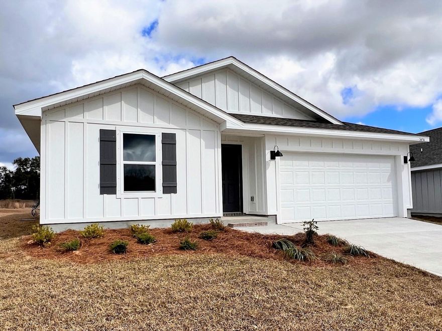 ALMOST COMPLETE & MOVE IN READY! Day's Landing, a fast-growing Crestview area.  The popular & lovely Freeport model with its fabulous open design makes for easy, comfortable living & entertaining. Well-designed kitchen features stainless appliances, smooth-top range, built in microwave, quiet dishwasher, pantry & more. Eye catching wood-look flooring & PLUSH carpet in the bedrooms. The 'Smart Home Connect' System includes a variety of convenient Smart Hm. Devices. Bedroom 1 & adjoining bath offer a lg. walk-in closet & lg. shower. Nice clean lines for a very attractive curb appeal & an easy drive to the airport, military base, beaches at Ft. Walton - Destin & minutes to the popular 'Blackstone Golf Course.'