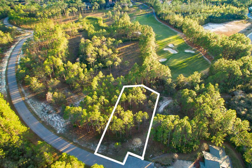 This executive lot is strategically located on the eighth hole of the prestigious Greg Norman's Shark's Tooth golf course, with its 25,000 square-foot clubhouse. Wild Heron's pristine landscaped 734 acres provide a peaceful respite from the nearby commercial and vacation mecca of Panama City beach, and is just minutes away from Pier Park, Rosemary Beach, and the airport. The abundance of amenities include the architecturally-impressive Boathouse and dock with kayaks provided, heated pool and spa, rare coastal dune lakes for fishing and paddling, Har-Tru tennis courts, fitness center, nature trails, boardwalk around Lake Powell, barbecue pits and playgrounds. The development of Wild Heron, a Coastal Craftsman community, serves to substantiate the value of this property.