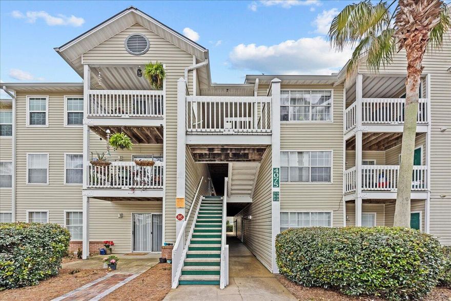Welcome to this beautiful 2-bedroom, 2-bath condo in the heart of Destin! Offering 1,013 square feet of thoughtfully designed living space, this second-floor unit features a bright, open layout perfect for comfortable living or an investment opportunity. Located just minutes from the stunning emerald coast waters, this VA-approved property offers a convenient and low-maintenance coastal lifestyle.Buyer incentives include a $1,500 credit toward closing costs, a 13-month home warranty for peace of mind, and the option to work with the preferred lender for a rate buy-down or additional closing cost assistance. Don't miss the chance to own this incredible property in one of Destin's most desirable locations! Call Clarissa for any questions 719-440-2657 What makes this condo a rare find is the peaceful setting, with windows that overlook lush greenery, offering privacy and a refreshing view away from the parking lot. The spacious primary bedroom features a large walk-in closet, while the second bedroom boasts ample closet space.

Community amenities include a pool, clubhouse, and gym, providing plenty of opportunities for relaxation and fitness. Best of all, you're just minutes from the beach, with shops and, restaurants! It is an unbeatable location for convenience and enjoyment.

This condo offers incredible value and an unparalleled location - an opportunity you won't want to miss!