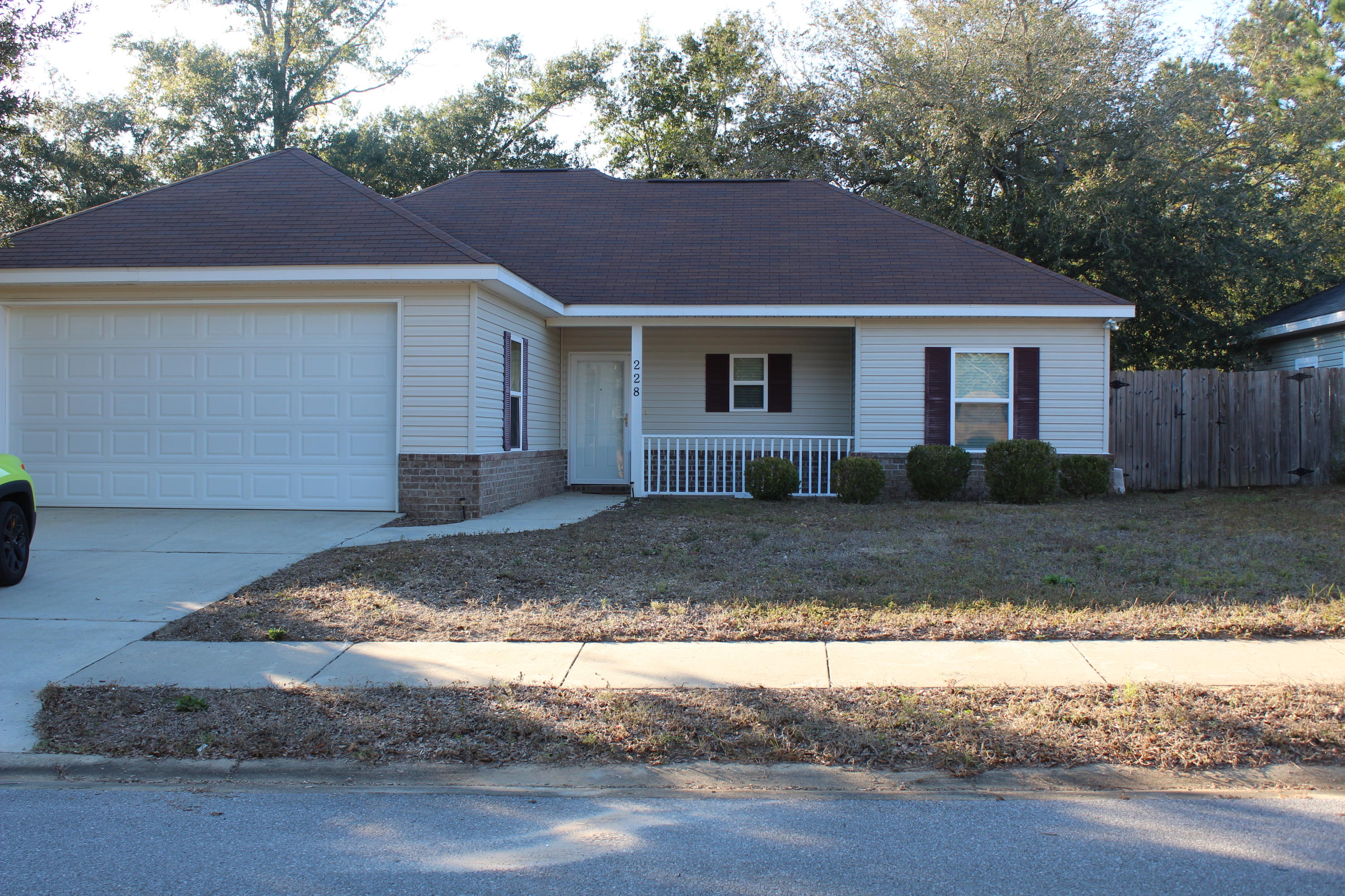 Cute starter home located in Central Crestview. Carpet has just been replaced as well put in new vinyl plank flooring. This 3 bed 2 bath home offers a split floor plan. Kitchen opens up to the living room. Master bathroom has a large walk in closet. Kitchen has a new microwave, garbage disposal and dishwasher. Back yard is completely fenced in. Easy access to local back roads to hospital, shopping and entertainment.