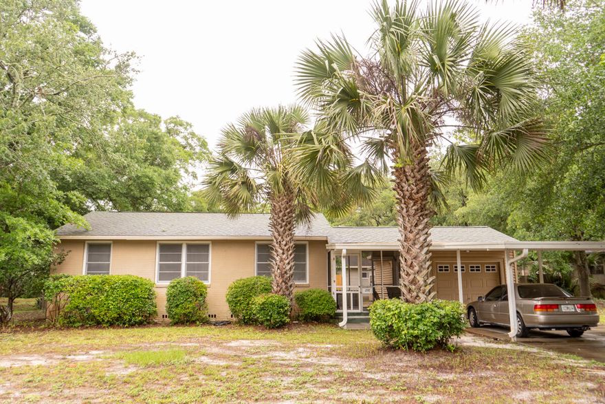This is a one of a kind property! Just down the street from a park with a boat launch, this property has a great waterview and two separate dwellings on over 1/4 an acre within minutes of all bases. There is one 3/1 home and a second 1/1 home on this property. architectural plans to increase main house size available.