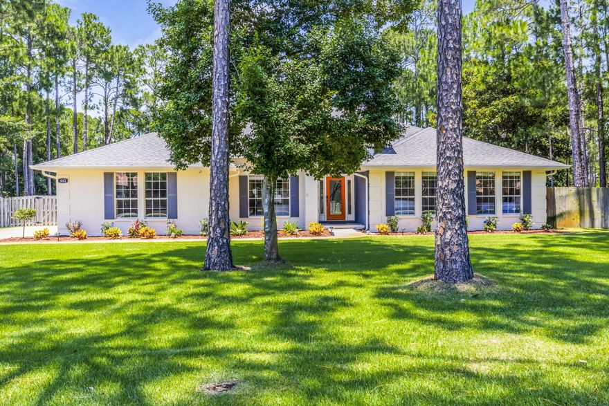 SELLER IS ACCEPTING BACKUP OFFERS! Welcome to your dream home in the highly sought-after Driftwood Estate! This immaculate 4-bedroom, 3-bath property offers a spacious open concept floor plan, perfect for modern living and entertaining. The gourmet kitchen is a chef's delight, featuring granite countertops, upgraded soft-close cabinetry, a large pantry, and a generous center island. Step inside to discover elegant porcelain tile floors that flow seamlessly through the kitchen and living areas, enhancing the home's sophisticated appeal. The master bath is a luxurious retreat, boasting marble floors, countertops, and a marble shower for a true spa-like experience. Outside, your private oasis awaits. Enjoy an inground heated pool surrounded by stunning landscaping and a paver pool deck. Entertain effortlessly with two outdoor kitchens: a covered patio with a gas grill, basin, fans, and dimmable lights, and a second kitchen featuring a filtration system, industrial ice machine, and charcoal grill. The lush garden is enhanced by a sprinkler system, spread lights, and charming hanging fiery lights, perfect for evening gatherings. Freshly painted and meticulously maintained, this home is move-in ready. Don't miss this incredible opportunity to own a piece of paradise. Contact us today to schedule your private showing!