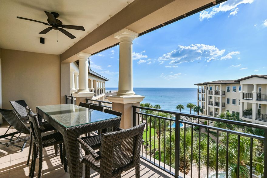 This premier top floor Bella Vita Unit with Gulf Views is a 3BR/3.5BA condominium unit featuring a large chef's kitchen with Dacor appliances, double oven, Subzero refrigerator with custom doors, granite countertops, and open to the dining and living area. With all three bedrooms spacious and well-appointed, the Master Bedroom has gulf views, entry to the balcony. The Master bath features dual vanities, soaking tub, separate shower, and water closet. Unit 404B is offered furnished with exception of personal items. Freshly painted and new flooring throughout. Coastal Elegance at its finest with this unit. Ideal for a second home or primary residence. Note: short term rentals being phased out of this project.