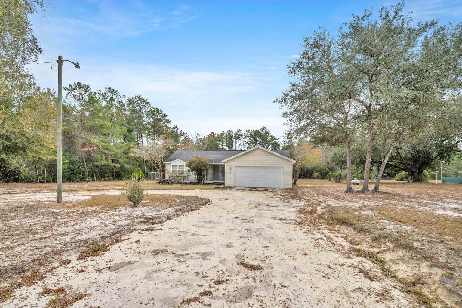 PEACE AND QUIET! This one-owner home is nestled on 1.18 with plenty of room for activities! Perfectly built to withstand sustained hurricane winds with concrete and hardie board siding. Within close proximity is both the Town of Freeport and the City of Niceville. You are perfectly situated between both for all of your shopping, dining, and entertainment needs. A new food truck venue has been built within a mile from your new home for those lazy night dinners. 3 bedroom, 2 bath, with an open floor plan, and a screened in porch! You don't want to miss this opportunity!