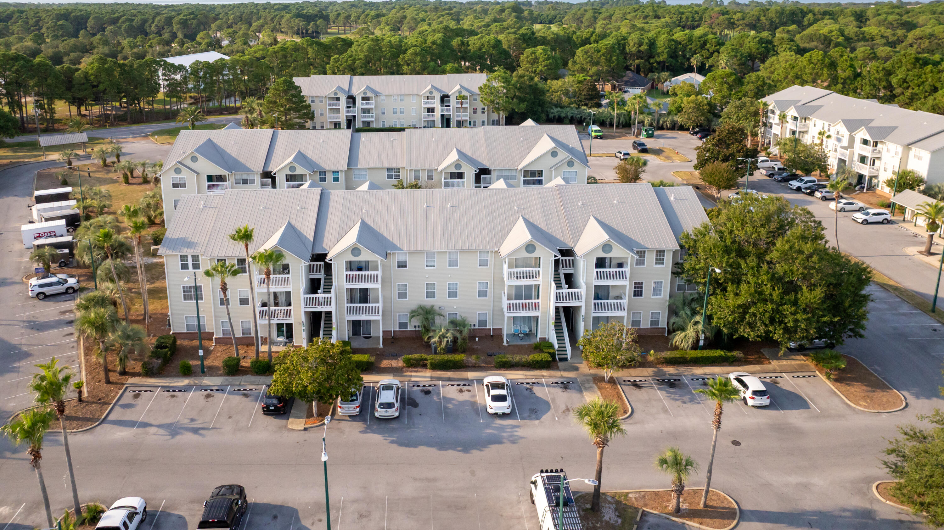 Located just minutes from Destin's award-winning beaches, Big Kahuna's Water Park, The Track, Indian Bayou Golf Course, Morgan Sports Center, Destin Dog Park, and Destin Executive Airport, this fully furnished 2BR/2BA ground-floor condo offers exceptional convenience and vacation rental potential. Dining and shopping options abound nearby, including Ruth's Chris, Bubba Gump, Joe's Crab Shack, Wing Stop, Walmart, Bealls Florida, and more. Situated at the front of the complex for easy access, the unit features durable vinyl plank flooring throughout, neutral stone countertops, a spacious dining area, and wide hallways and doorways for added comfort. Enjoy large closets including a walk-in in the primary bedroom, a covered patio for outdoor relaxation, and a Samsung front-load washer and dryer. Recent updates include a new water heater (2023) and sliding glass door (2024), while the metal roof is maintained by the HOA. Perfect as a full-time residence, second home, or turnkey vacation rental in one of Florida's most desirable beach destinations.
