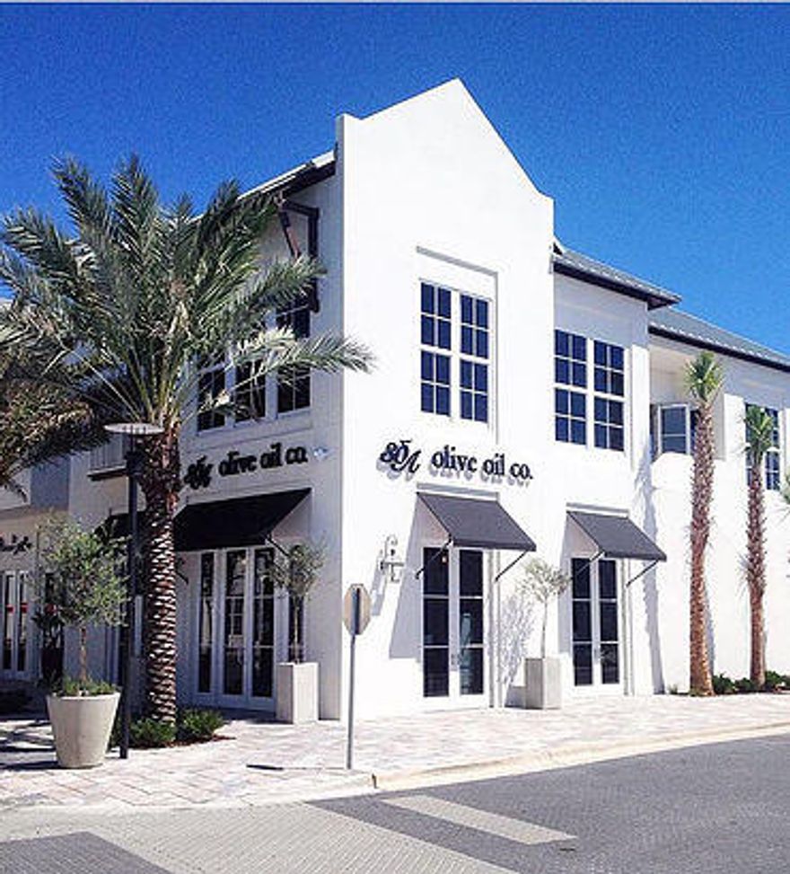 Located in the highly desirable new project at the juncture of Rosemary Beach and Inlet Beach, 30Avenue, you can immediately step in to the day to day operation of this established and income producing business with a unique concept that stands apart from other business offerings currently in the 30A area. Sold completely turn-key, this sale includes the business which is established in a physical location and online, the fixed assets, inventory and the leased space which is transferred with an auto renewal for five years with two years remaining on current lease. Please don't discuss with store employees. Contact listing agent for an appointment or more information. 30A Olive Oil sells high quality extra virgin olive oils, balsamic vinegars, gourmet oils & sea salts from around the world.