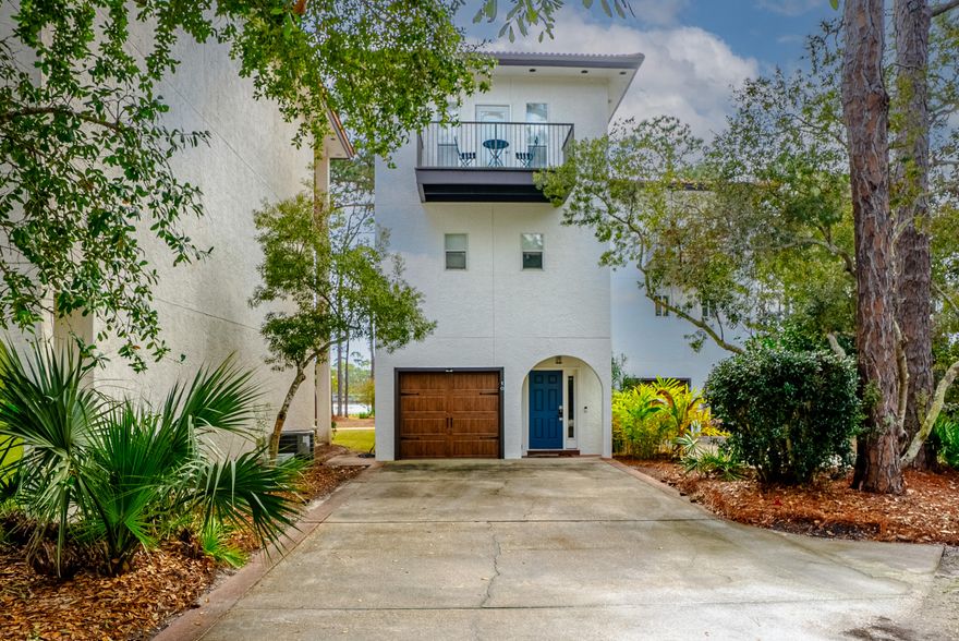 This elegant and serenely situated home, nestled by Tresca lake and a nature preserve is an idyllic getaway or full time beach home.Mar-a-Lago consists of 14 mediterranean villas with coastal dune lake and gulf views. There are plenty of beach and water activities such as kayaking, snorkeling and hiking just to name a few. Just a short walk to the sugar sand beaches and Eastern lake yet miles away from the hustle and bustle of life. This lovely home features an open floor plan with a gourmet kitchen and living room with a large patio, perfect for entertaining or relaxing after a day on the beach.The third floor master bedroom offers idyllic views, private patio and a private en suite bathroom.This home is conveniently situated near bike paths, shopping, dining and entertainment.