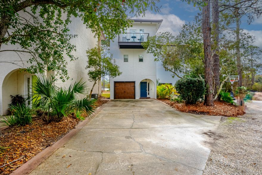 This elegant and serenely situated home, nestled by Tresca lake and a nature preserve is an idyllic getaway or full time beach home.Mar-a-Lago consists of 14 mediterranean villas with coastal dune lake and gulf views. There are plenty of beach and water activities such as kayaking, snorkeling and hiking just to name a few. Just a short walk to the sugar sand beaches and Eastern lake yet miles away from the hustle and bustle of life. This lovely home features an open floor plan with a gourmet kitchen and living room with a large patio, perfect for entertaining or relaxing after a day on the beach.The third floor master bedroom offers idyllic views, private patio and a private en suite bathroom.This home is conveniently situated near bike paths, shopping, dining and entertainment.