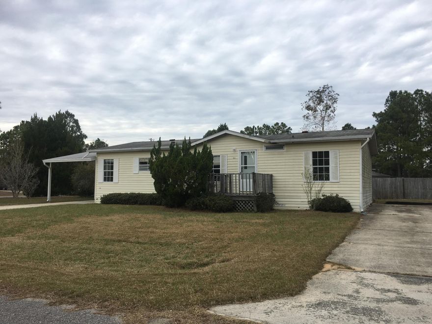 REO - Nice centrally located 3/2 home in Santa Rosa Beach, Edgewood Terrace is a one street subdivision just South of Hwy 98 centered around a nice quiet lake. This 3 bedroom 2 bath home sits on a spacious corner lot in the front of the neighborhood. There is an nice screened in porch in the back where you can enjoy those quiet summer evenings. Plenty of outdoor storage with 2 sheds and lots of parking with 2 driveways and a carport. Great opportunity to have a home close to the beaches of South Walton.