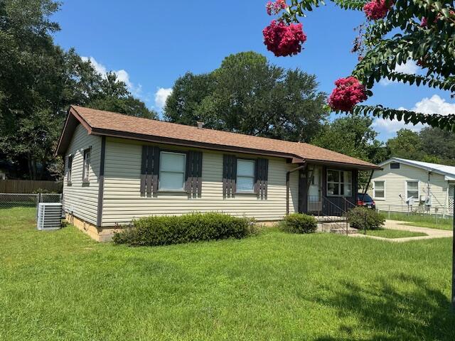 Are you looking for a starter home or a potential rental investment? Then this might be the perfect home for you. This home is located within the DeFuniak Springs City limits and offers a nice blend of convenience and comfort (at a price that won't break the bank). The home is located minutes from downtown DeFuniak Springs, Lake Stanley, and within an hour of the sandy white beaches. A well-maintained home and property, with a nice sized fenced in back yard and a large shed/barn located on the property as well. Come take a look at this house and see if you are ready to call it home. Priced right with a motivated seller so this property won't last long. Due to seller's age home being sold 'AS-IS'. (INTERIOR PHOTOS COMING AFTER ESTATE SALE!)