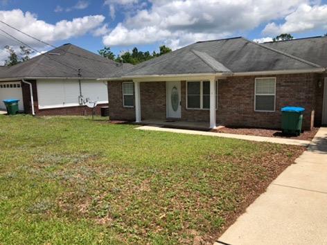 Welcome to this well maintained 3 Bed/2Bath home in the well-established Wildwood Gables! The location of this home is convenient to I-10, restaurants, and Twin Hills Park. Whether you are looking to downsize or buy your very first home, this one can satisfy your needs. Appliances that come with the home are a built-in microwave, refrigerator, electric stove, disposal, and dishwasher. The master bedroom features trey ceilings and a large closet. The master bathroom features a tub/shower combo with single vanity. The other two bedrooms are carpeted and all wet areas are tiled. The deck off the back of the house is large and overlooks the backyard. The privacy fenced back yard and no rear neighbors allows of peaceful nights of BBQing or gatherings of friends. Off the front of the house you have a very nice porch that is perfect for the early morning coffee or winding down after a long day.
