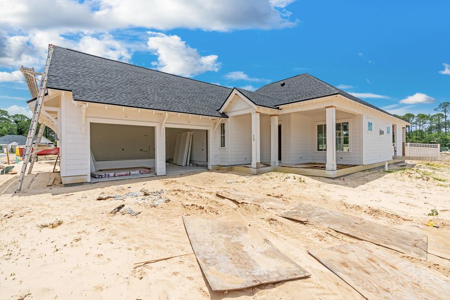 Welcome to the Ava floor plan by Arkon Group, a stunning single-story home to be built in the new lakeside phase of Powell Landing West at Watersound Origins.Showcased on a corner home site, this thoughtfully designed home offers 3 bedrooms, 3 bathrooms, and 2,010 square feet of elegant living space.Step into the open-concept kitchen, living, and dining areas, perfect for entertaining or relaxing. The kitchen boasts quartz countertops, Bosch stainless steel appliances, and a seamless flow into the living space.The spacious primary suite offers serene views of the backyard, a luxurious ensuite bath featuring a freestanding tub, two vanities, a large walk-in tiled shower, and a generous walk-in closet. Enjoy the Florida lifestyle on the oversized screened back porch, ideal for outdoor living. 

Interior highlights include 10' ceilings, crown molding throughout, recently upgraded to premium engineered wood floors, 8' solid core doors, and more, making this home a perfect blend of style and comfort.

The recent price increase is due to the builder adding several upgrades including: a fireplace in the living room, premium engineered wood floors throughout, sliding glass doors in the living room leading to oversized screened porch, stacked kitchen cabinets to the ceiling with lights, extended kitchen island plus adding cabinets for extra storage, upgraded tile in kitchen and laundry, plus more!

Estimated to be complete September 2025.

Often described as "A Coastal Village," Watersound Origins?? residents in South Walton County, Florida have the best of both worlds: abundant amenities in a well-designed, thoughtfully planned community surrounded by towering pines reaching the shores of Lake Powell and the excitement and activities of legendary Highway 30A approximately two miles south. A central gathering spot in the neighborhood, The Village Commons offers a resort-style pool area, perfect for relaxing in the Florida sunshine, a fully equipped fitness center, pickleball and tennis courts, and an event lawn where you might find live music or a summer movie series. The Origins Golf Course is one of the most well-kept, highly rated courses in the area and a unique amenity for homeowners. Community amenities also include miles of walking and biking trails, access to Lake Powell, and a brand new Art Park coming soon! 