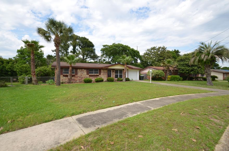 Come see this remodeled 3 bedroom, 2 bathroom home in Central FWB. There is an enclosed laundry room off of the 1 car garage. Covered front porch and rear patio. Storage building coveys as-is.