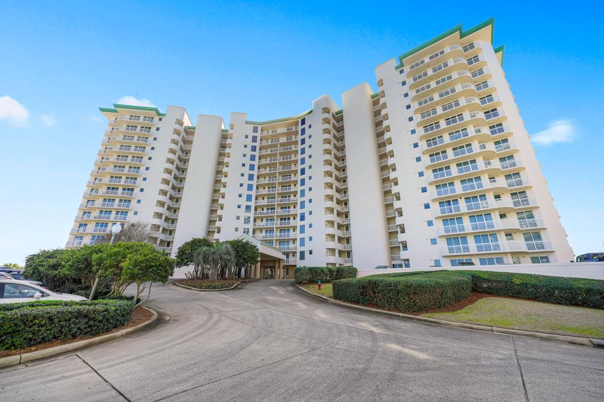 Elegantly furnished, luxurious gulf front condo! St. Thomas 801 is a large corner unit on the east end of the building with spectacular gulf views. This open floorplan features a spacious Living-Dining-Kitchen area plus a Den; 3 Bedrooms with an oversized wrap around balcony access from every room; 3 -1/2 Baths and nice sized laundry room with plenty of cabinets, a counter with a utility sink and an outside entrance. The master bedroom overlooks the Gulf of Mexico. The second and third bedrooms have en-suite baths and are on the north side of the unit to give your guests privacy. Travertine floors in all living areas and carpet in the bedrooms. St. Thomas is a premier rental-restricted condominium with semi-private elevators that open directly into each condo's private foyer. The condominium has a newly renovated lobby, library, private saltwater beachside pool for residents only as well as deeded garage parking and climate-controlled individual storage units.

Silver Shells Beach Resort & Spa is located in the heart of Destin on 30 acres with 1,000 feet of pristine private beach. The property is gated and guarded 24/7 encompasses a 7,500 square foot lagoon pool with waterfall, hot tubs, kiddie pool and grills. The clubhouse contains an additional indoor/outdoor heated pool, separate cardio and weight rooms as well as a luxurious full-service day spa. Well landscaped outdoor activities are provided with a children's playground, four tennis courts, full court basketball court and beach service. The Sand Bar serves food and drinks in season. Enjoy exquisite dining in Ruth's Chris Steak House onsite or have your order delivered. Come and enjoy the sugar white sand and emerald green waters of the Gulf! Call today to set up your private showing. All information is deemed reliable but should be verified by the buyer and buyers agent.