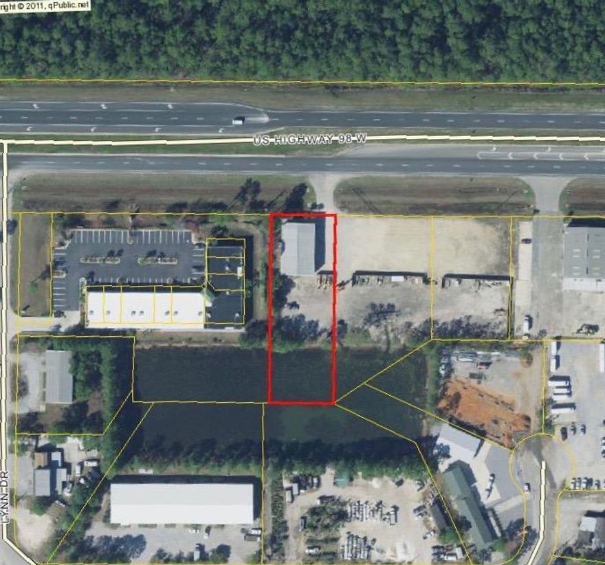 Property is zoned light industrial with 100' of highway frontage. The building is 50' x 75' with the back 15' of the building with 2 bathrooms and open office which is heated and cooled. The warehouse has 2 bays and high ceilings and approximately 60' x 50'. Property is in the scenic corridor of Hwy 98 and go thru Walton Co Planning and Zoning for all approval.The vacant land to the east is also available for sale with 274' of Hwy frontage, see MLS # 784859 for $1,299,999