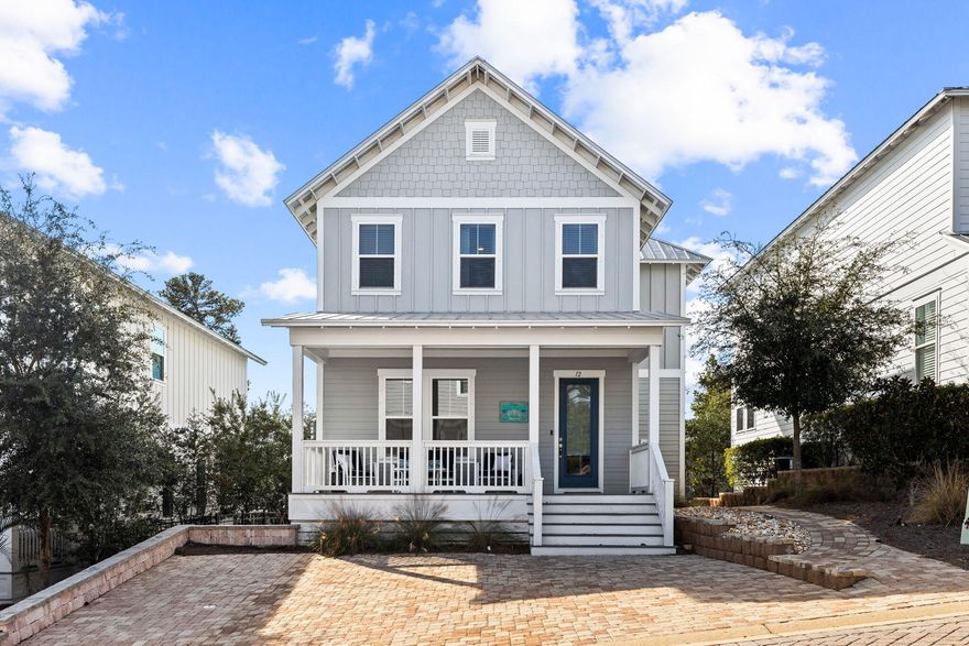 This stunning 4-bedroom, 3-bathroom home nestled in the desirable Highland Parks Community comes fully furnished and turn key ready.    Boasting a spacious 2078 square feet of living space and a total lot size of 3790 square feet, this residence offers the perfect blend of comfort and coastal charm. Step inside to discover an open concept living, dining, and kitchen area, ideal for seamless entertaining. Hardwood floors flow throughout, adding warmth and elegance to the space. The main floor features a convenient bedroom and full bath, offering easy accessibility for all. Upstairs, the huge master suite provides a tranquil retreat, while two additional bedrooms offer ample space for family or guests. Outside, you'll find not one, but two beautiful porches - a large front porch and another in the back - perfect for enjoying the coastal breezes and outdoor living. With a 15-minute walk to the beach, you can easily indulge in the sun, sand, and surf at your leisure.  

Located in the Highland Parks Community, residents enjoy resort-style amenities, including a pool, hot tub, fire pit, outdoor kitchen, and a 4-story tower for sunset watching. Whether you're seeking a turnkey vacation rental, second home, or full-time residence, this property is ready to fulfill your dreams.

Don't miss the extra-large parking area, ensuring ample space for guests. This home is a rare gem, offering coastal living at its finest. Don't let this opportunity slip away - schedule your showing today!