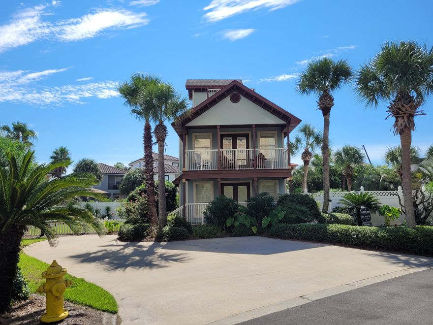 Don't miss you opportunity to own this lovely 3-bedroom vacation home in Miramar Beach, Florida being offered fully furnished. This home sits on a large private lot and has a large private pool and hot tub. Even better, the home is just steps to the beach. There are lovely Gulf views from the balconies, and deeded beach access just a short stroll away. Guests may also take advantage of the amenities at Windancer Condos, including heated pool and BBQ grills. With seven beds in total, this residence sleeps 10 people and produces great rental income. 2021 Rental History: $86,000+   2023 Rental Forecast: $80,000 - $110,000