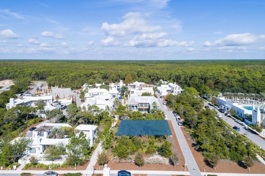 Large Compound homesite in Alys Beach located on north side of 30A and just steps to Caliza Pool & Restaurant.