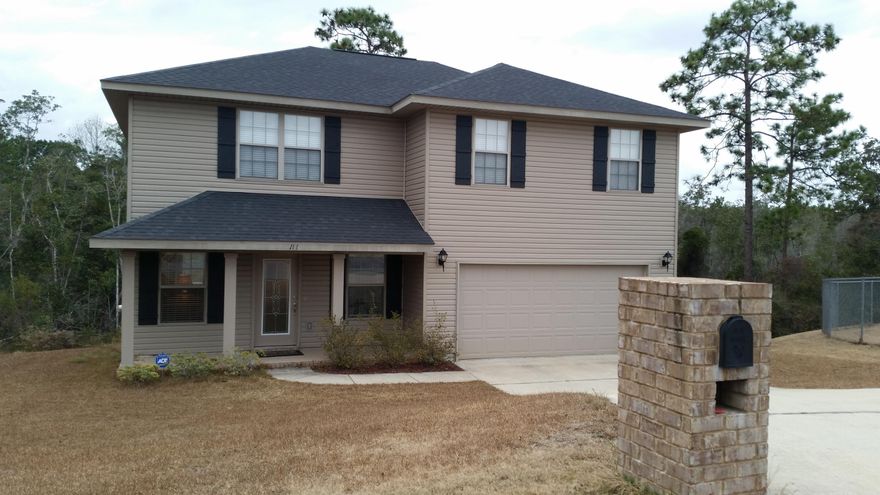 Don't miss out on a LARGE, recently built two-story home! Iron Gate Subdivision is conveniently located just behind the hospital, within walking distance to elementary & middle schools. Home boasts four LARGE bedrooms with ample closet space, two & half bathrooms total and an UPSTAIRS laundry room. The master suite showcases tray ceilings, soaking tub and large walk-in closet. Downstairs the great room easily accommodates large furniture. Dining area showcases charming bay window. Contemporary kitchen features matching stainless steel appliances, cherry wood cabinetry with accent crown molding, recessed lighting and window above the sink. Step through the back French-doors on to the large wood deck. Property backs up to a serene wooded area.Buyer to verify all info.