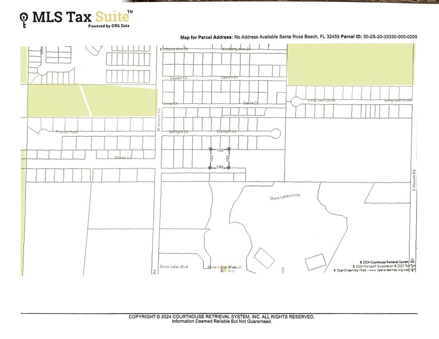 Large lot in the desirable location of West Hewiit Road. Property is zoned Conservation Residential (40% of the lots can be developed.)  Lots were originally platted as two lots.Buyer to satisfy themselves and perform their due diligence. There is a power easement that runs along the south portion of the lots that you will see. If you are looking for an affordable lots in a growing location, this is one to consider. The seller is a licensed real estate agent in the state of Florida.
