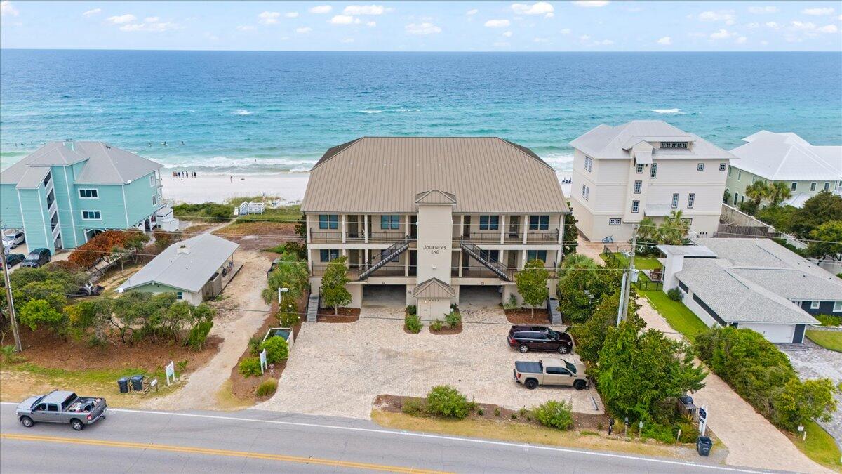 2 BEDROOM BEACH FRONT CONDO WITH A LOFT, BUCKS AND A STORAGE UNIT! WOW!Investor alert: This is the one you've been waiting for. Located on the highly desirable quiet west end of 30A, this top-floor beachfront condo checks every box for a high-performing short-term rental. With panoramic Gulf views, exclusive beach access, and high rental potential, this property is a cash-flowing asset in one of Florida's hottest vacation rental markets.Positioned in a low-density, rarely listed building, this unit stands out with its vaulted ceilings, modern designer renovation, and flexible floor plan featuring a loft and custom built-in bunks--perfect for maximizing guest capacity and nightly rate. Guests love the walkability to Stinky's Bait Shop for live music, dining, and drinks, and the peaceful, less crowded west end of 30A keeps occupancy high year-round with repeat bookings and 5-star reviews. Just steps to the sand, the location alone drives demand.
This is a rare opportunity to own a high-yield, low-maintenance beachfront property in a market where listings are scarce and appreciation is strong. Whether you're growing your portfolio or entering the STR space for the first time, this one is a no-brainer.
REACH OUT FOR A SHOWING! ASK FOR THE RENTAL NUMBERS!