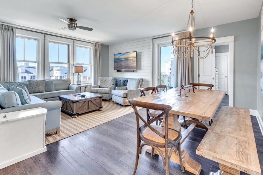 Fully Renovated Turnkey | Corner Condo | Stunning Bay + Pool Views | Furnished + STR Ready | Rental Machine with over $50k Generated in 2024|  In gated luxurious Sandestin Resort! Live the coastal dream in this beautifully updated sixth-floor corner unit at Grand Sandestin, offering panoramic views of the bay and the resort's lagoon-style pool. With designer finishes and upscale coastal decor, this fully furnished condo is move-in or rental ready--just bring your suitcase or start generating income on day one. Interior upgrades include wide-plank luxury vinyl flooring, quartz countertops, updated fixtures, a custom accent wall, and fresh coastal paint tones. Every room is thoughtfully styled with high-end furnishings, electronics, linens, and housewares--true turnkey comfort. Located within the gates of Sandestin Golf & Beach Resort, owners enjoy unmatched access to four championship golf courses, tennis and pickleball courts, a full-service marina, and miles of walking and biking trails. The community also features a private beach, resort-wide shuttle service, and a fitness center.

Just outside your door, the vibrant Village of Baytowne Wharf invites you to enjoy waterfront dining, boutique shopping, and a calendar full of festivals, concerts, and family-friendly events. Grand Boulevard is just minutes away with upscale dining and retail favorites like Emeril's, Fleming's, and Pottery Barn. Sacred Heart Hospital is a short drive from the resort, and Destin-Fort Walton Beach Airport (VPS) is conveniently located just 30 minutes away.

This unit is short-term rental approved and positioned for strong income potential, with projections exceeding $50,000 annually. A full rental analysis is available upon request.

Whether you're seeking a high-performing investment property or a personal coastal retreat, this Grand Sandestin condo delivers luxury, lifestyle, and value in one of Florida's premier resort communities.