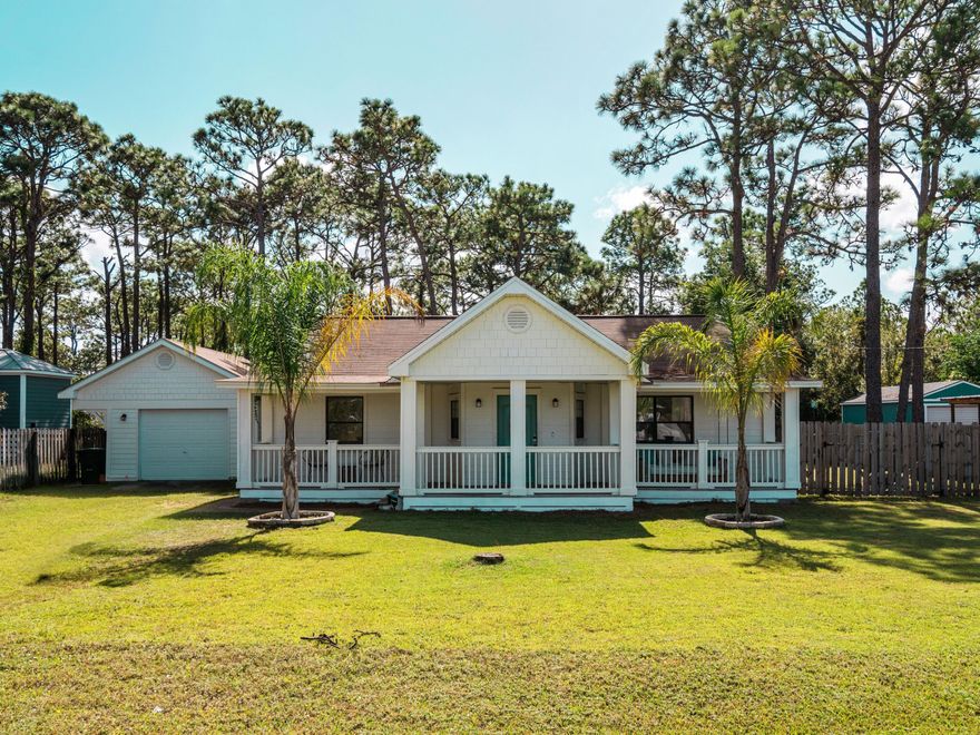 Low-maintenance living near the water is perfectly packaged in this newly-remodeled, four-bed, two-bath home in the Bayou Pines community, located off East Mack Bayou Drive. Outfitted with spacious front and back porches and a large fenced backyard, this home with one-car garage features a new roof installed in 2017 and notable finishes throughout including laminate flooring, granite and quartz countertops, stainless steel appliances, shiplap accents and a natural gas fireplace. The Bayou Pines community has deeded bay and bayou access at the end of Blue Bell Road, and is conveniently positioned near Sacred Heart Hospital and all of the shopping and dining opportunities at Grand Boulevard, making this a truly ideal location.