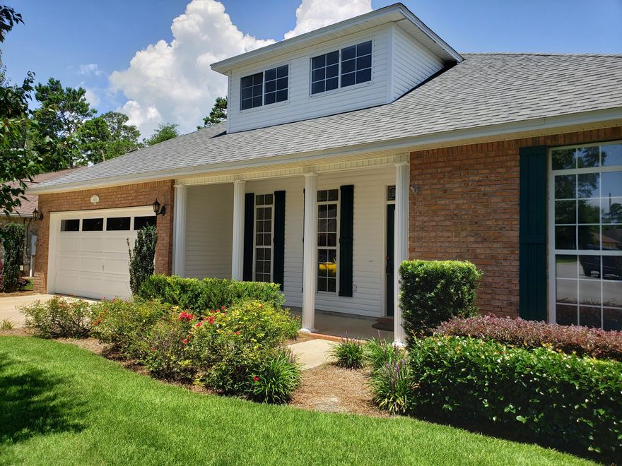 Look no further! Home is where the heart is and your heart will fall in love with this wonderful, completely renovated home in prestigious Parkwood Estates. The covered front porch with its elegant columns welcomes you into the foyer which in turn welcomes you into the home which is open to the formal dining room and living room set off with columns, wainscoting, and a grand fireplace. The master suite is off this living area and features a magnificent master bath consisting of a separate shower and soaker tub. The master walk-in closet is 5'8'x10'. Also on this wing is a half bath and bedroom #2 with its own walk-in closet of 5x4. Behind the living room you will find the lofty and bright family room which features 2 skylights and opens on to the screened back porch and open patio. The open patio features a gas stub for your BBQ grill...perfect for those outdoor picnics in the newly landscaped and sodded backyard which is large enough for you to install your very own pool. There is also a shed for you to store your outdoor equipment. Next to the family room find a chef's delight in the renovated kitchen featuring a new black stainless steel matching microwave, gas stove/oven, and dishwasher set, granite counter tops, tile backsplash, a large breakfast dining area, a pantry, and an island giving you more prep area. Go through the laundry room, which features a versatile gas or electric dryer hook up, to the 2-car garage. In the garage you will find pull down stairs to the attic and a platform next to the HVAC and water heater for extra storage as well as an auto garage door opener. Upstairs find the roomy landing loft which can serve any number of uses...office, play area, craft room...and bedrooms 3 and 4. Each bedroom has a lovely dormer window area. The 2nd full bath is also located upstairs and has the 3rd skylight. As stated initially, this magnificent home is newly renovated: newly painted, new granite counter tops in kitchen and baths, new backsplash, new tile or carpet throughout, new lighting and plumbing fixtures (including toilets and bath tubs and showers), deep baseboards in the living areas and strategic crown molding, new appliances (though no refrigerator nor washer nor dryer), and new landscaping and sod. In addition the HVAC and roof were replaced only in 2014! Don't delay! Act today!