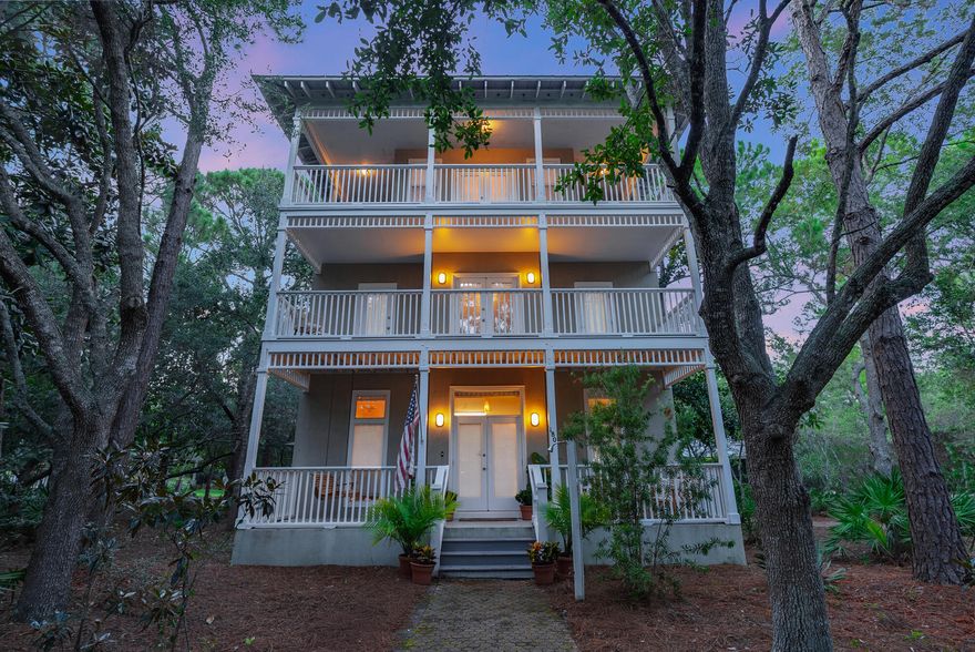 Welcome to 180 Wilderness Way in Santa Rosa Beach, FL, located in the highly sought-after gated community of Lake Place. This exceptional home offers a rare combination of privacy, luxury, and convenience, all just moments from the Western Lake, community dock, and pool, which leads directly to the stunning Gulf of Mexico.Nestled south of 30A, this home is perfectly positioned to enjoy both seclusion and access to the vibrant beach lifestyle. The oversized lot is one of the largest in the community, offering plenty of space for relaxation and recreation. Wrap-around porches on every level create inviting spots to unwind and enjoy the serene surroundings. Whether you're sipping your morning coffee or watching the sunset, these spacious porches offer the perfect setting to soak in the coastal breeze. The seamless flow between indoor and outdoor living enhances the relaxed beach lifestyle unique to Grayton Beach.

Inside, the home features generous living areas and thoughtful design. Wrap-around porches allow for serene outdoor living with views of the surrounding landscape, while the two-car garage provides ample storage and parking space, ideal for beach gear, bikes, and vehicles. With easy access to both natural beauty and local favorites, 180 Wilderness Way is a true gem on the Emerald Coastperfect for full-time living, a vacation getaway, or a smart investment.
Located in the heart of Grayton Beach, within the charming town of Santa Rosa Beach, FL, 180 Wilderness Way offers the perfect blend of coastal tranquility and convenience. Grayton Beach is known for its laid-back, bohemian vibe and pristine beauty, making it one of the most desirable areas on the Emerald Coast.

Being in Grayton Beach means you're not just close to the beachyou're also within a short distance of eclectic shops, art galleries, and some of the best local dining the area has to offer. The peaceful ambiance of the area, paired with the convenience of living so close to both natural beauty and vibrant local attractions, makes this property an ideal coastal retreat.
Just south of 30A, the home is perfectly positioned to enjoy both the peaceful seclusion of Grayton Beach and the vibrant energy of local shops, restaurants, and the beautiful Gulf of Mexico. Whether you're looking to relax at the nearby pool, take a leisurely boat ride from the dock, or explore the local area, this home has it all.
Just south of 30A, the home is perfectly positioned to enjoy both the peaceful seclusion of Grayton Beach and the vibrant energy of local shops, restaurants, and the beautiful Gulf of Mexico. Whether you're looking to relax at the nearby pool, take a leisurely boat ride from the dock, or explore the local area, this home has it all.