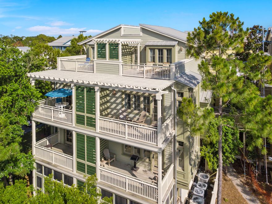 This spacious two-story beachside condo is just steps away from the WaterColor Beach Club and pool. It is also within walking distance to many other shops and restaurants located in this area. This unit offers 1 bedroom and two baths with a jetted tub and oversized shower. In addition, there is a queen sleeper sofa allowing this unit to accommodate 4 guests. Both porches are very large and from the top floor bedroom porch you can enjoy views of the Gulf of Mexico and Western Lake. This unit is sold fully furnished and equipped with all of the luxuries you would expect in a WaterColor condominium. The Seller has also PAID IN FULL the amenity assessment for WaterColor!