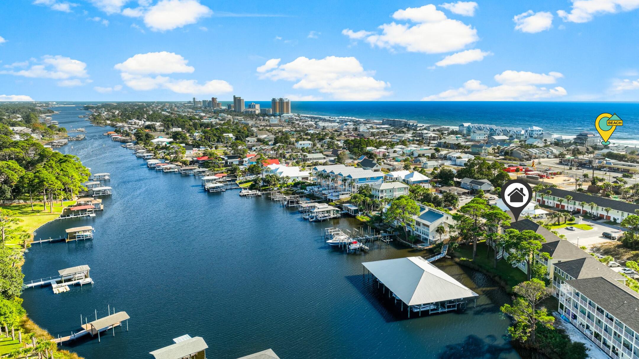 Discover waterfront living at its finest in this stunning lagoon-front condo! Featuring breathtaking views, this beautiful home offers direct access to the water with a private boat slip available - perfect for boating enthusiasts. Search on YouTube ''For Sale Bonita Point 204E'' for Video Tour. Enjoy open-concept living, a spacious balcony overlooking the lagoon, and access to the pool in a gated community. This fully remodeled condo has all new high-end furniture and accessories, quartz countertops, tile flooring, tiled walk-in shower, new smart TVs, etc. Amazing location, within a 5-minute walk to the beach, multiple restaurants, entertainment, shopping, and so much more. STR allowed with amazing projected GRI$. This is coastal living redefined!