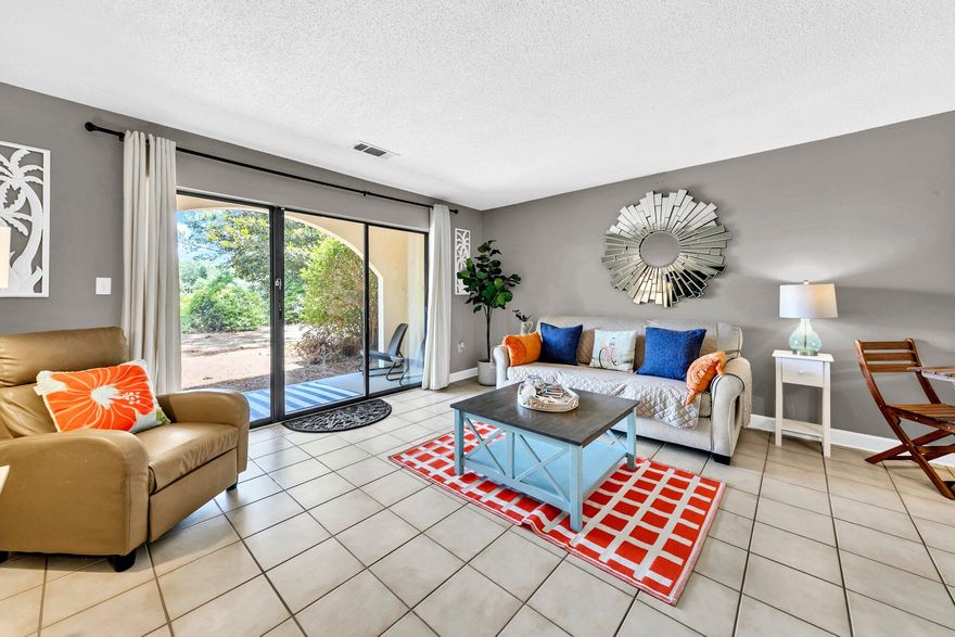 Wake up to shimmering lake views and the quiet calm of Bluewater Bay. This beautifully updated **ground-floor** 1BD/1BA condo at 305 Southlake Court features granite countertops, stylish finishes, in-unit laundry, and comes fully furnished for a seamless move-in. The open layout flows to a private patio where mornings begin with coffee and herons gliding across the water. Enjoy access to golf, tennis, pools, walking trails, and a full-service marina--just steps from your door. Minutes to Eglin AFB, Mid-Bay Bridge, and Destin's beaches (without the crowds or chaos). Ideal for military, retirees, first-time buyers, or investors. Private showings only.
