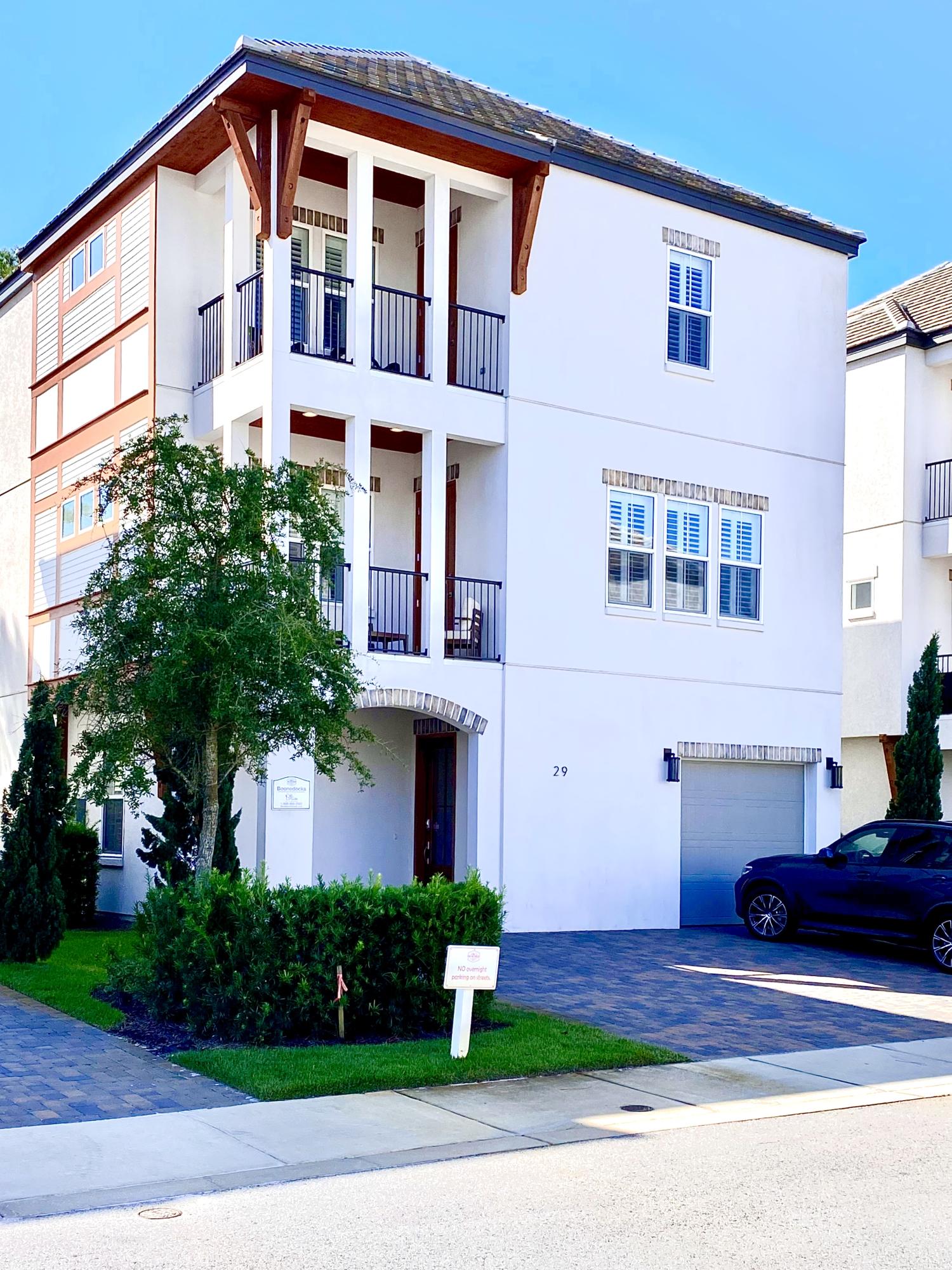 Only property for under $1.1mil in Destin & Miramar Beach with these level of finishes and amenities capable of producing phenomenal rental numbers. Now managed by Destin Dreamers Property Management Company, the projected rental numbers for 2021 are $124,408 and $150,000 by year 3. This is one of only 2 models in The Retreat that has a main level bedroom at this sq.ft. that can undercut the larger, more expensive homes and still accomodate the same amount of guests as well as the elderly. 5 additional master king suites, a bunk bedroom with Toy Story Arcades and an additional built in bunk area on the third floor easily accommodate multiple families. Comes fully furnished including a $15,000 golf cart as seen in the photos and top of the line appliances and fixtures throughou